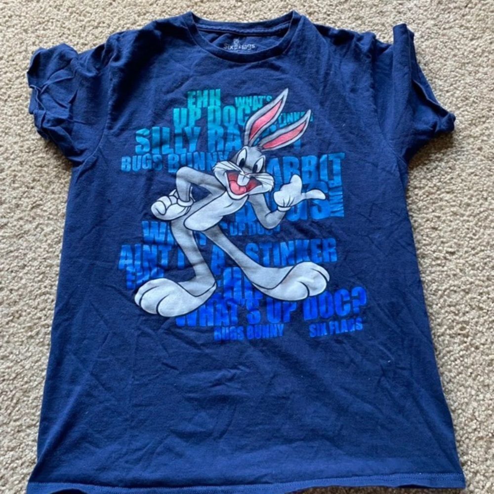 Y2K Bugs Bunny Six Flags Tshirt